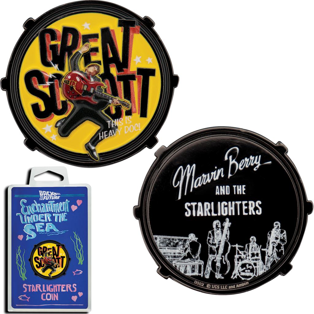 BACK TO THE FUTURE MARVIN BERRY & THE STARLIGHTERS COMMEMORATIVE COIN