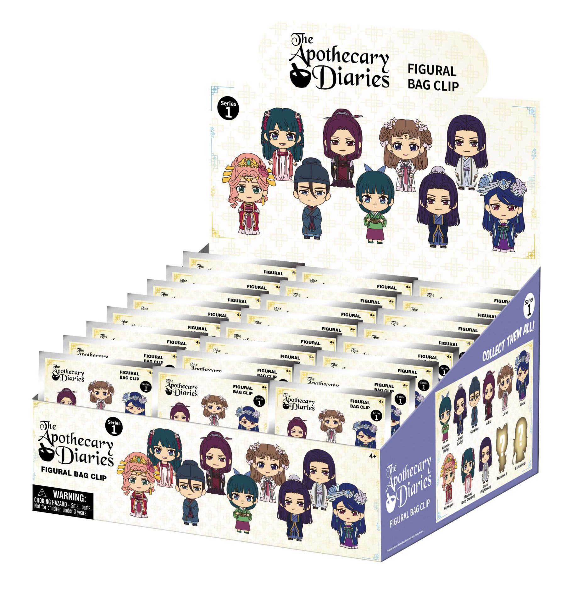 APOTHECARY DIARIES BAG CLIP BLIND BOX DISPLAY (24)