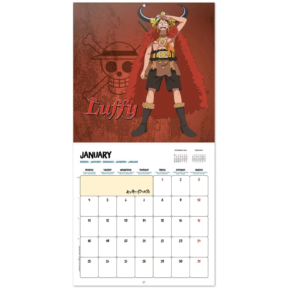 ONE PIECE CALENDAR 2027