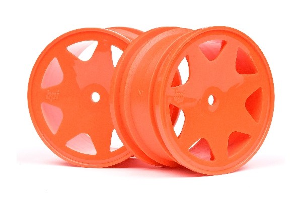 Ultra 7 Wheels Orange 35Mm (2Pcs)