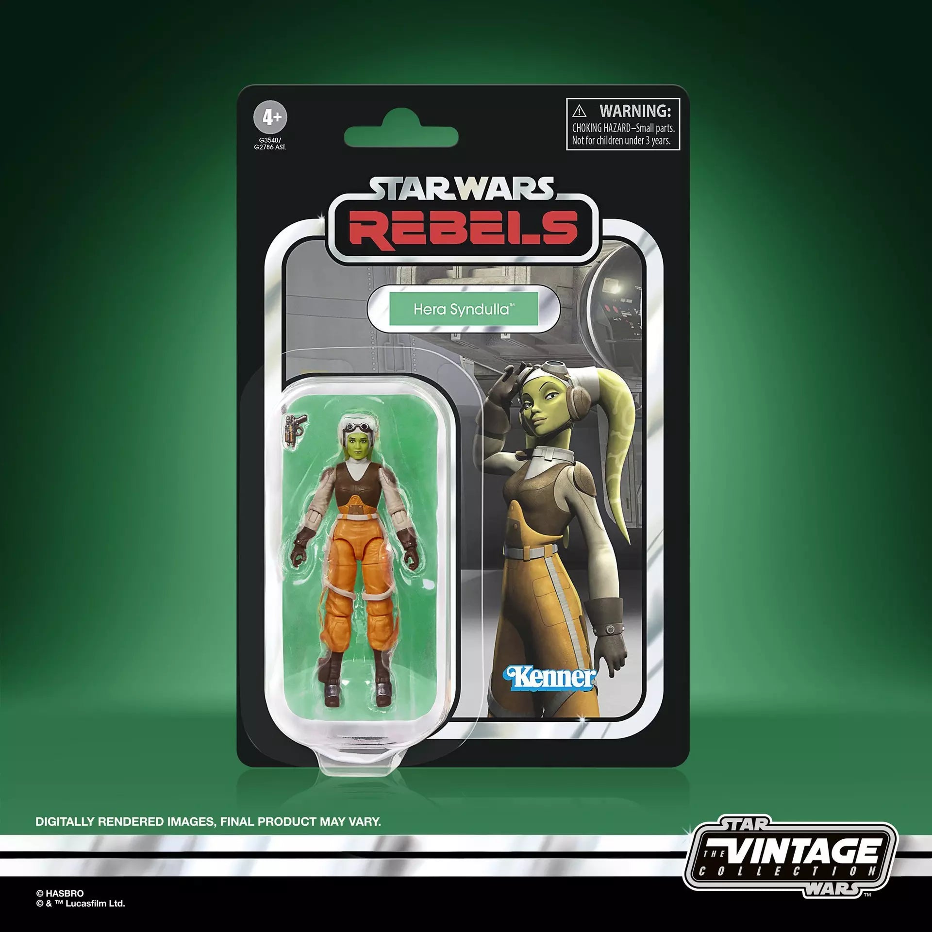 STAR WARS VINTAGE REBELS HERA SYNDULLA ACTION FIGURE