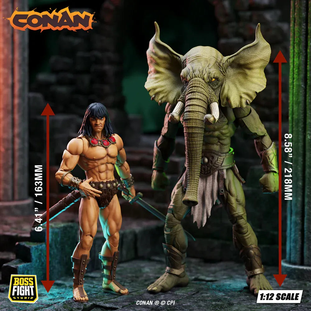 CONAN THE TOWER OF THE ELEPHANT DELUXE 2-PACK FIGURE SET