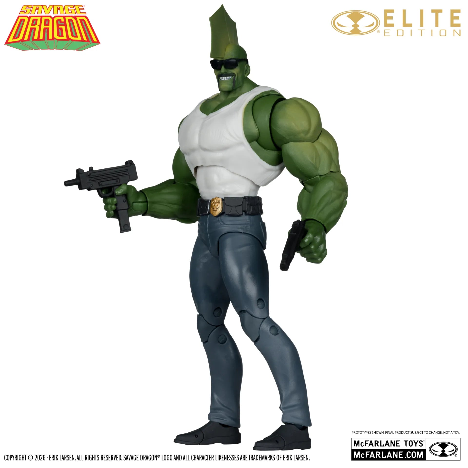 MCFARLANE ELITE EDITION  SAVAGE DRAGON  ACTION FIGURE