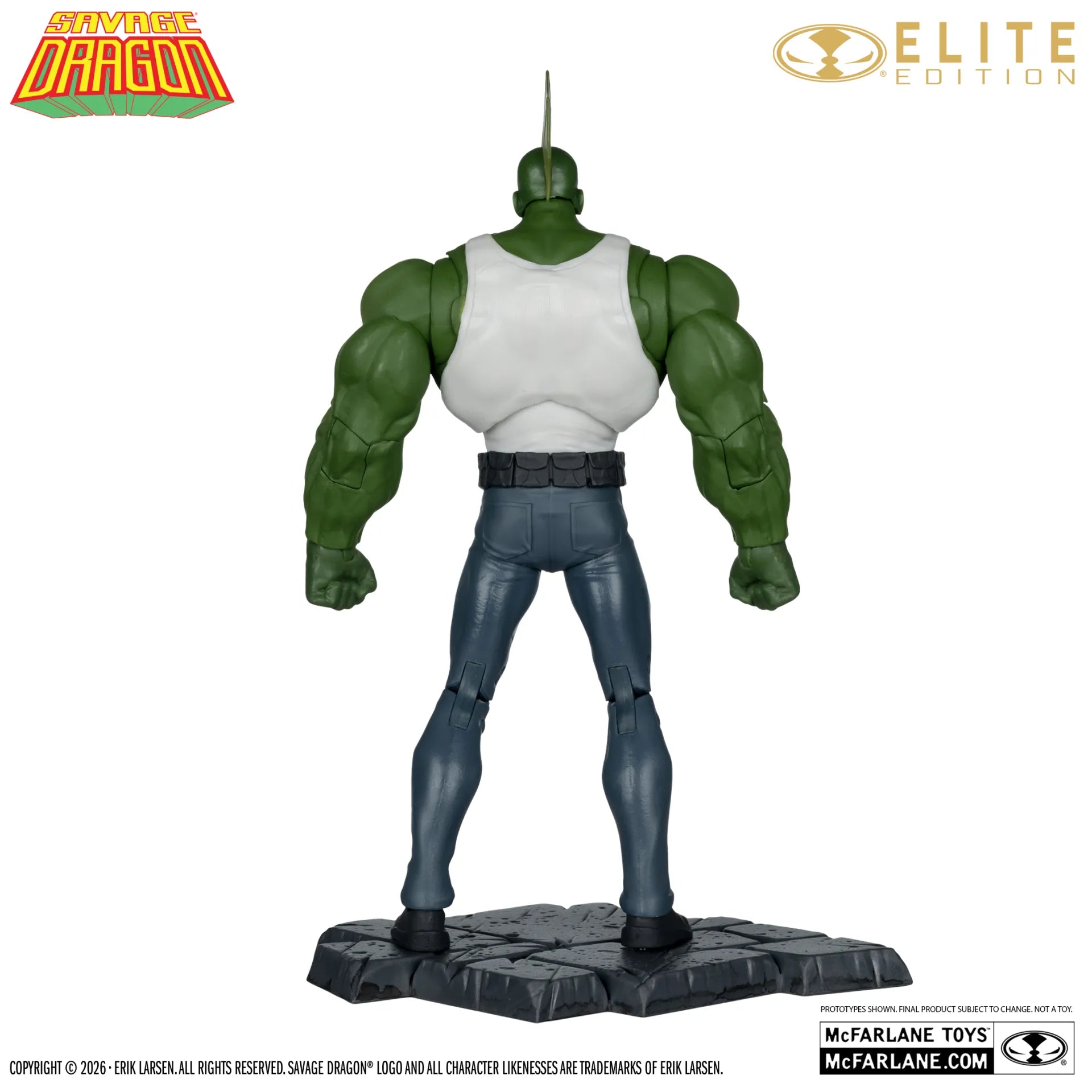 MCFARLANE ELITE EDITION  SAVAGE DRAGON  ACTION FIGURE
