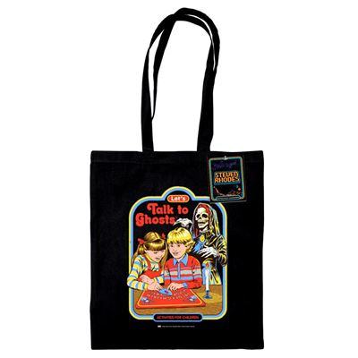 STEVEN RHODES LET'S TALK TO GHOSTS TOTE BAG