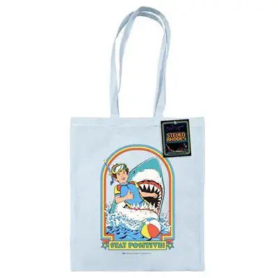 STEVEN RHODES STAY POSITIVE TOTE BAG