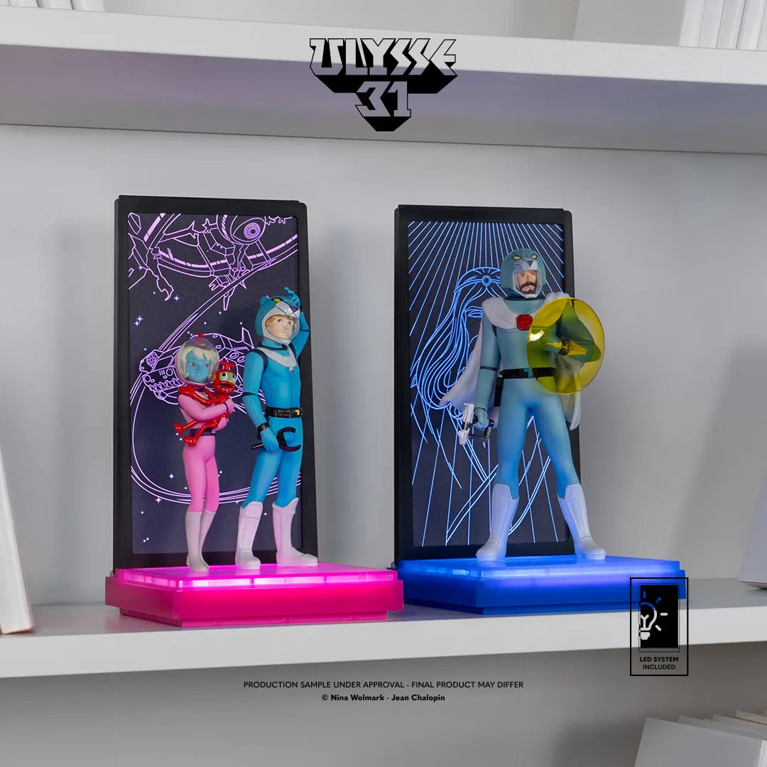 ULYSSE 31 TELEMACHUS & THEMIS COSMIC VERSION NEON FIGURE