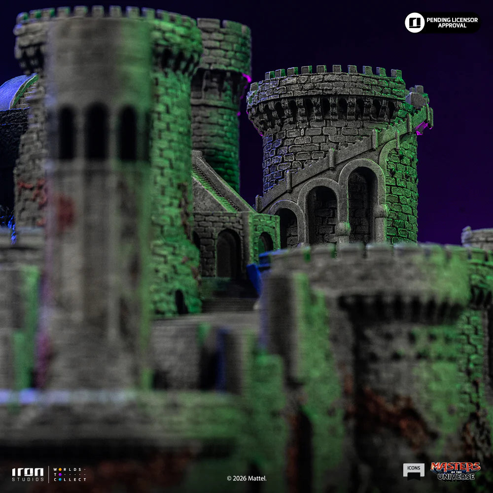 MASTERS OF THE UNIVERSE 2026 GRAYSKULL CASTLE ICONS STATUE