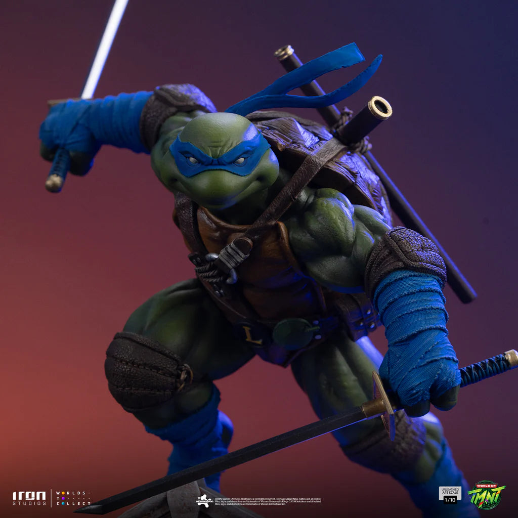 TEENAGE MUTANT NINJA TURTLES LEONARDO UNLEASHED 1/10 STATUE
