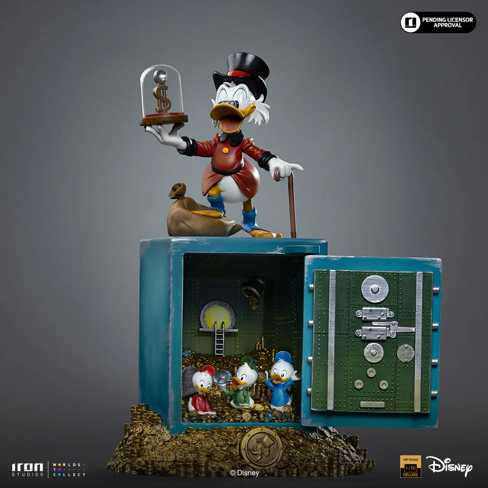 DUCK TALES UNCLE SCROOGE MCDUCK AND NEPHEWS	1/10 STATUE