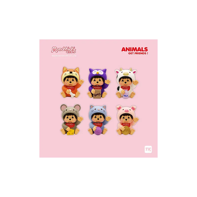 MONCHHICHI ANIMALS BLIND BOX (6)