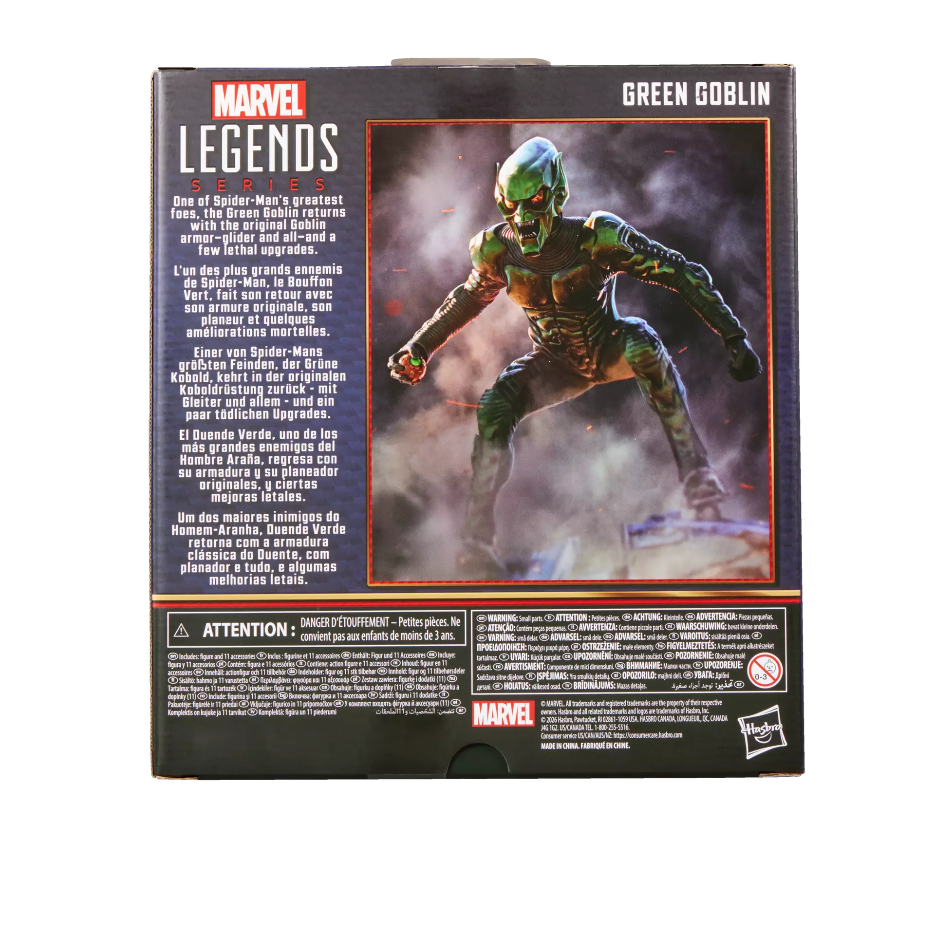 MARVEL LEGENDS SPIDER-MAN NO WAY HOME GREEN GOBLIN ACTION FIGURE