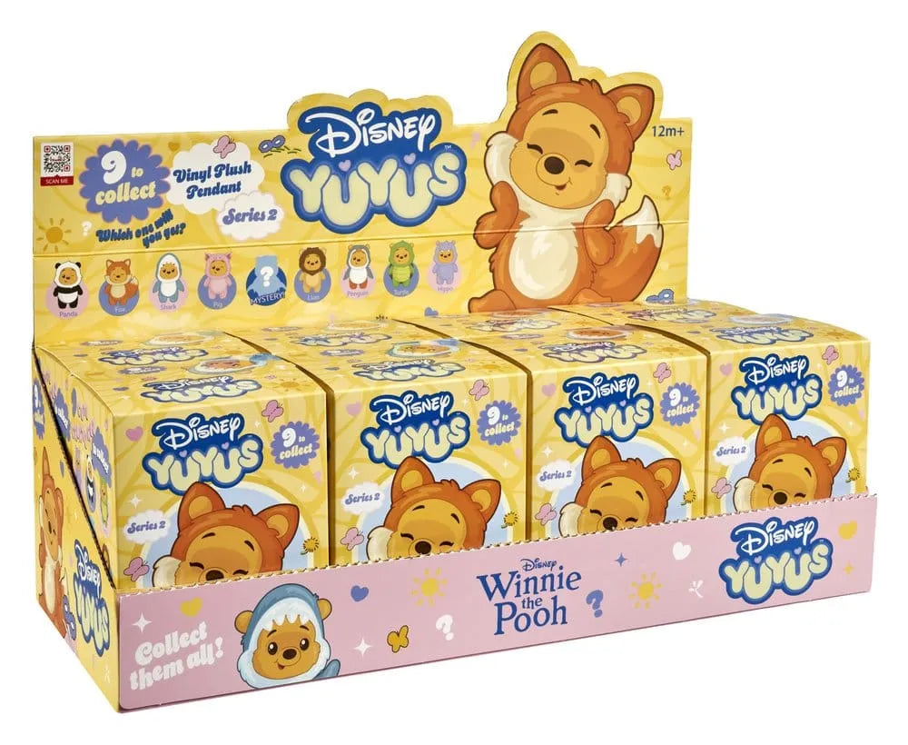 DISNEY YUYUS WINNIE THE POOH PELUCHE WAVE 2 BAG CLIP BLIND BOX (8)
