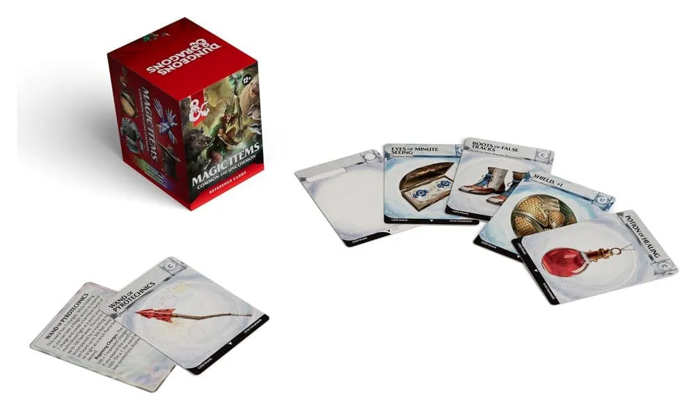 DUNGEONS & DRAGONS REFERENCE CARDS MAGIC ITEMS (COMMON AND UNCOMMON) ENG
