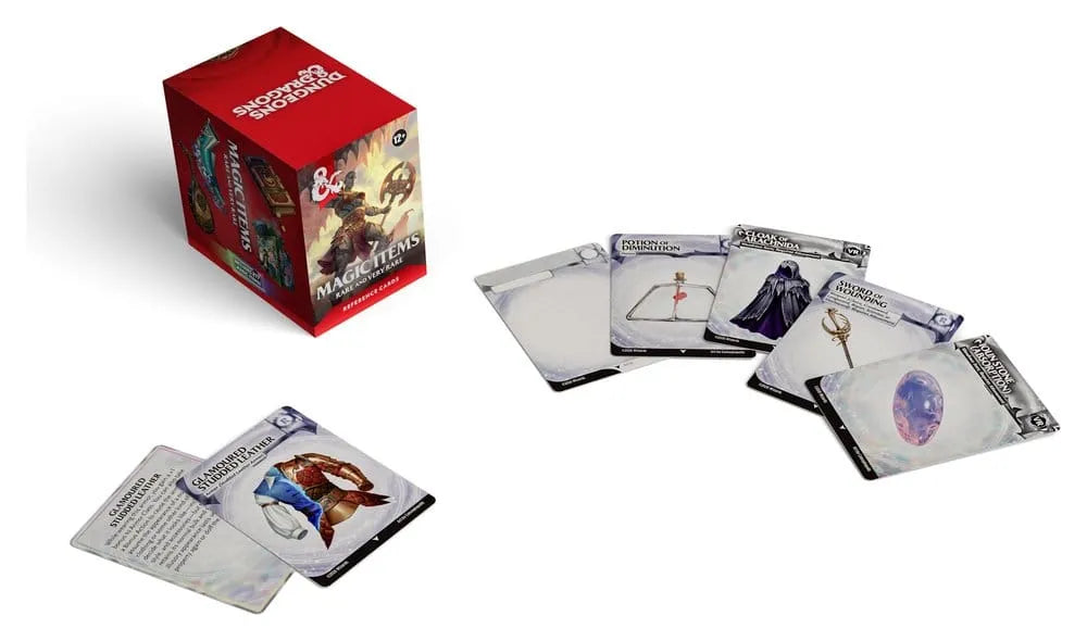 DUNGEONS & DRAGONS REFERENCE CARDS MAGIC ITEMS (RARE AND VERY RARE) ENG