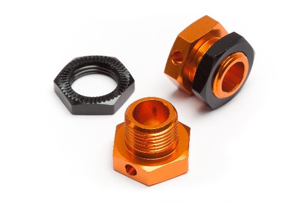 5Mm Hex Wheel Adapters Trophy Buggy (Orange/Black)