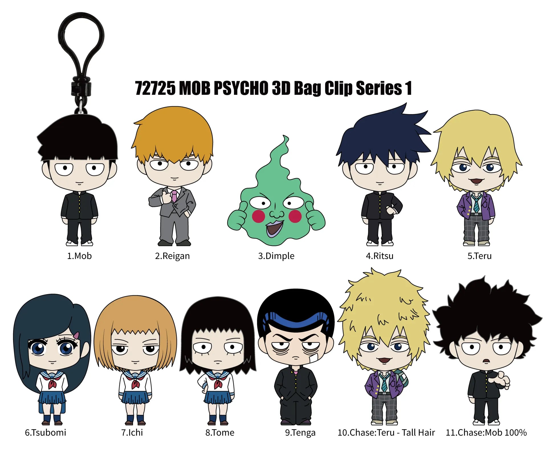 MOB 100 BAG CLIP BLIND BOX DISPLAY (24)