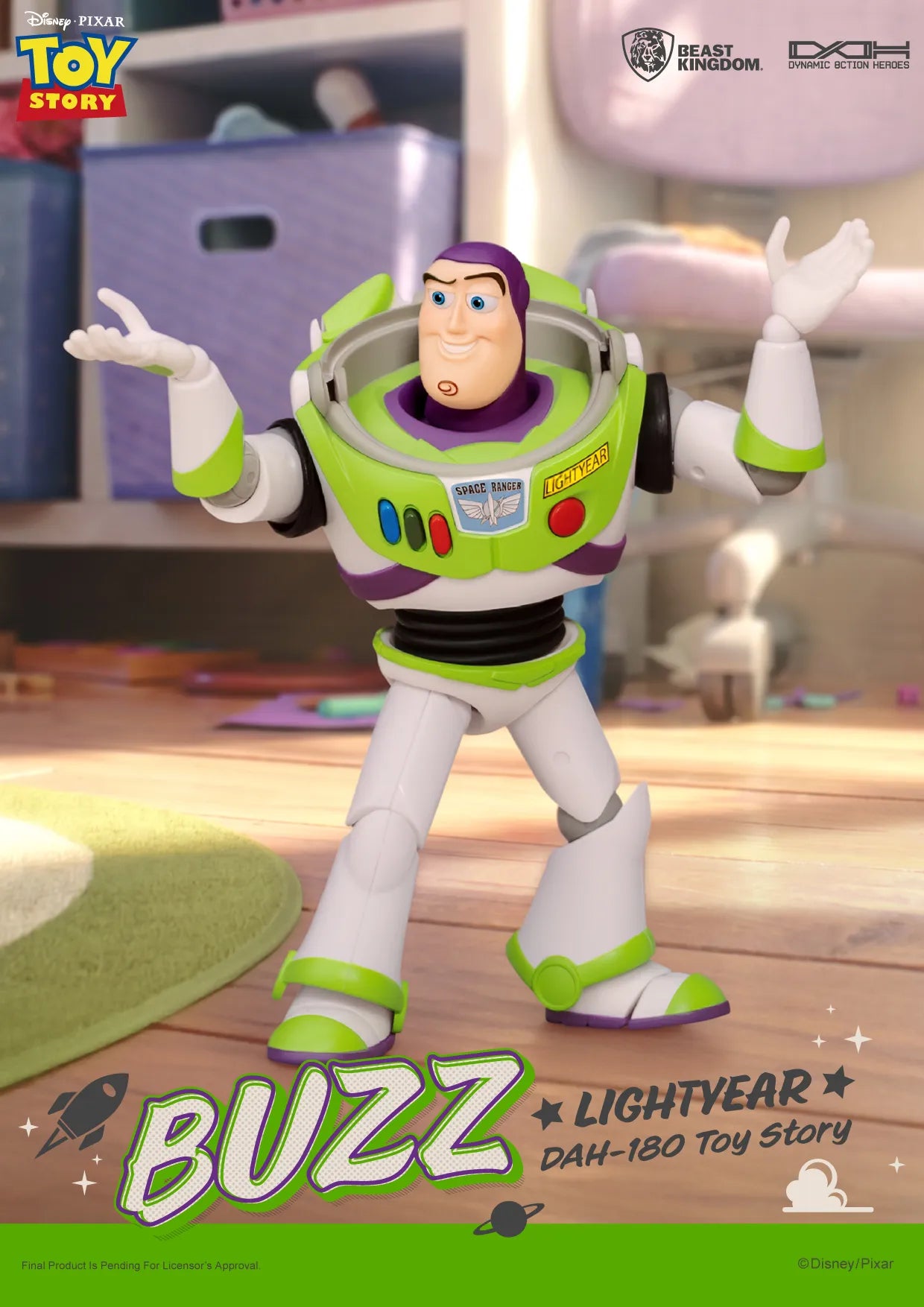 TOY STORY BUZZ LIGHTYEAR DAH ACTION FIGURE