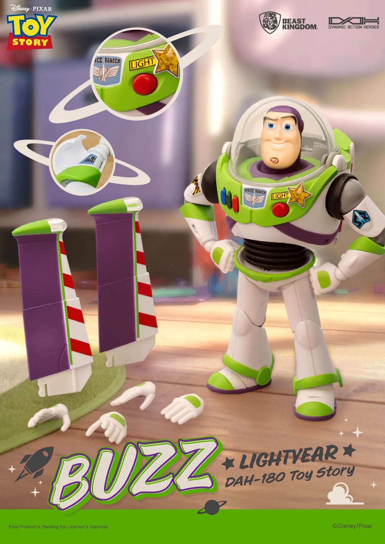 TOY STORY BUZZ LIGHTYEAR DAH ACTION FIGURE