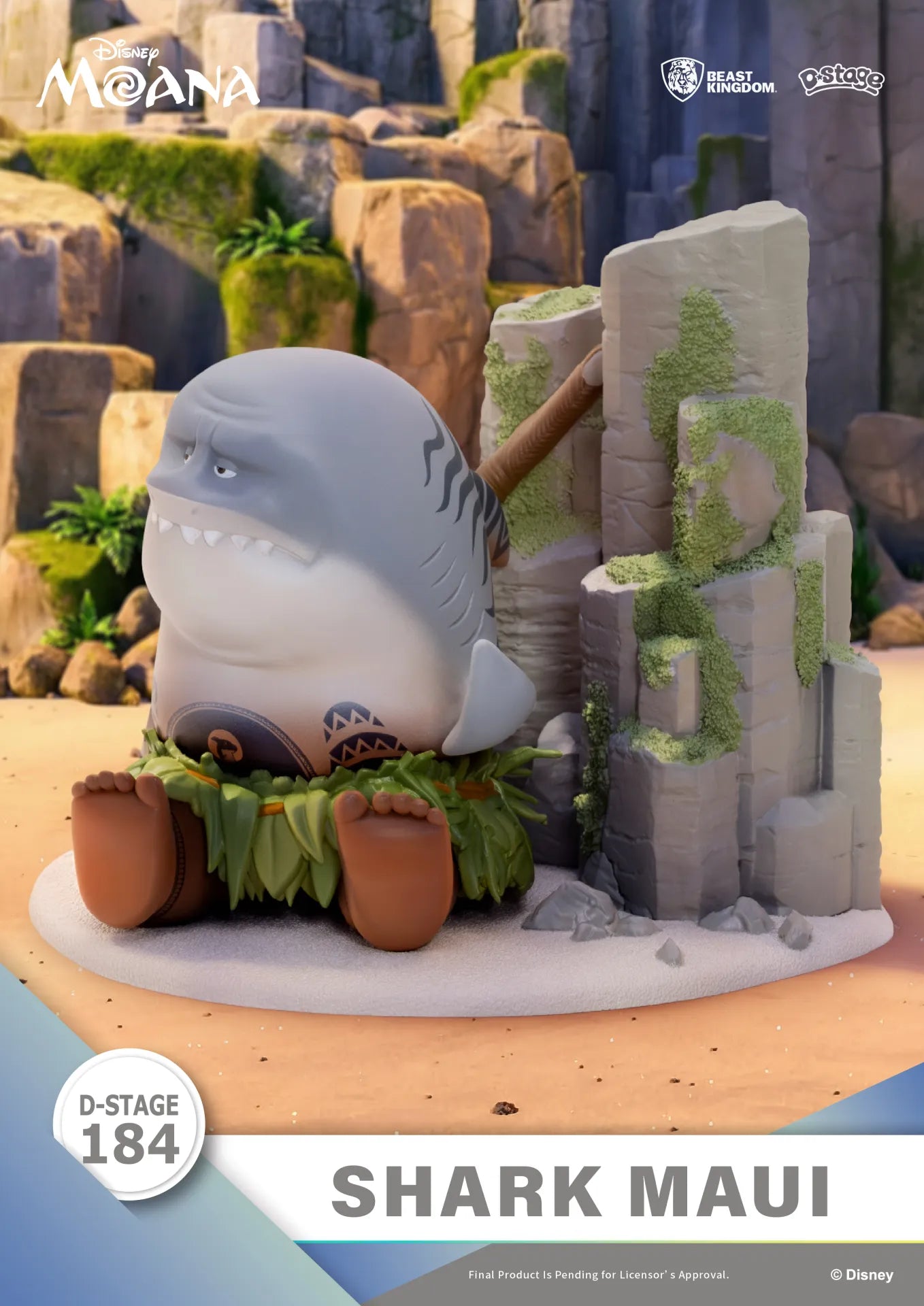 MOANA SHARK MAUI D-STAGE MINI FIGURA