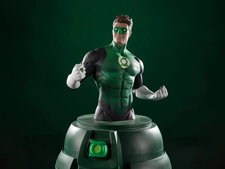 DC DIRECT GREEN LANTERN HAL JORDAN BUST + 1:1 SCALE POWER RING PROP REP