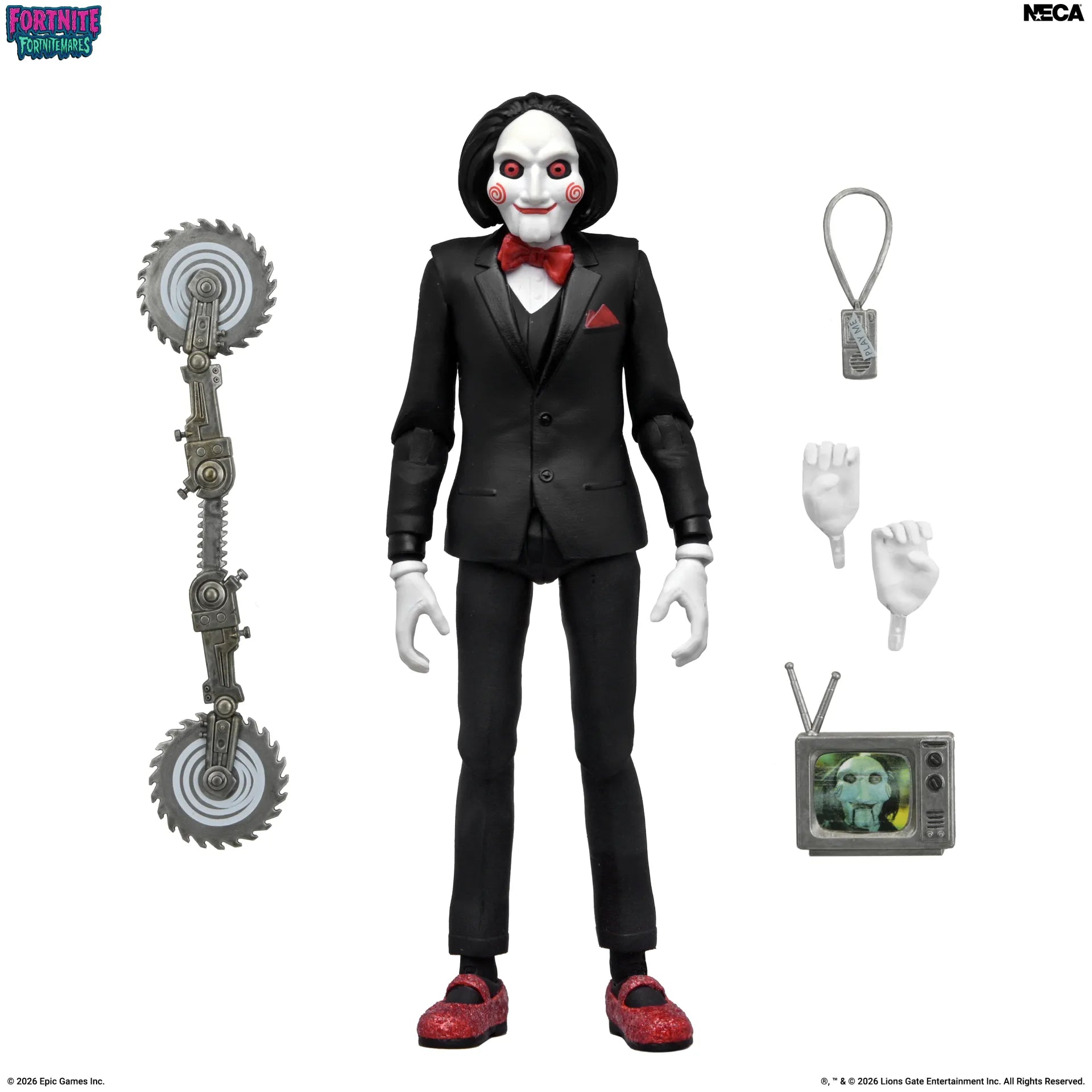 FORTNITE X SAW BILLY THE PUPPET ACTION FIGURE