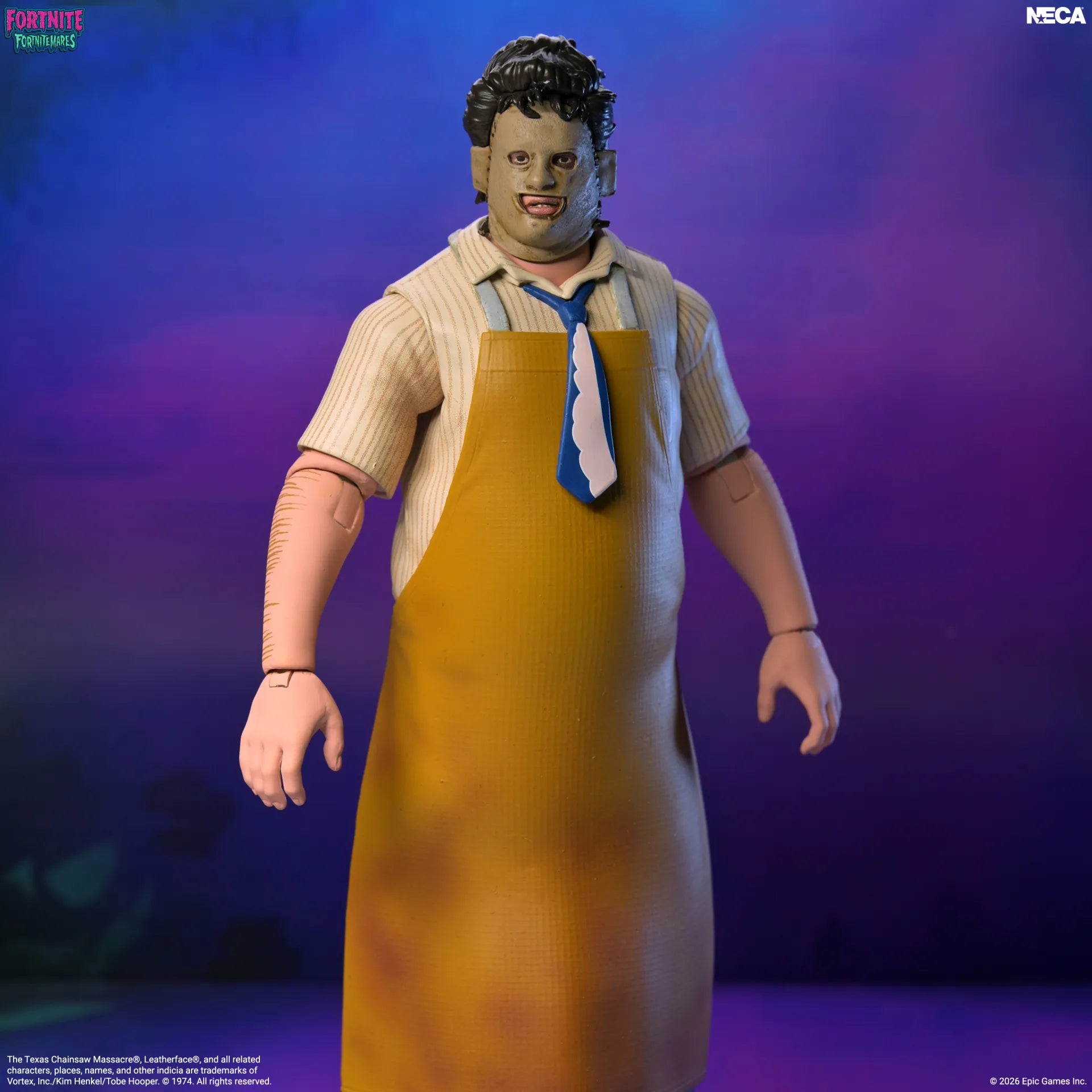 FORTNITE X TEXAS CHAINSAW MASSACRE LEATHERFACE ACTION FIGURE