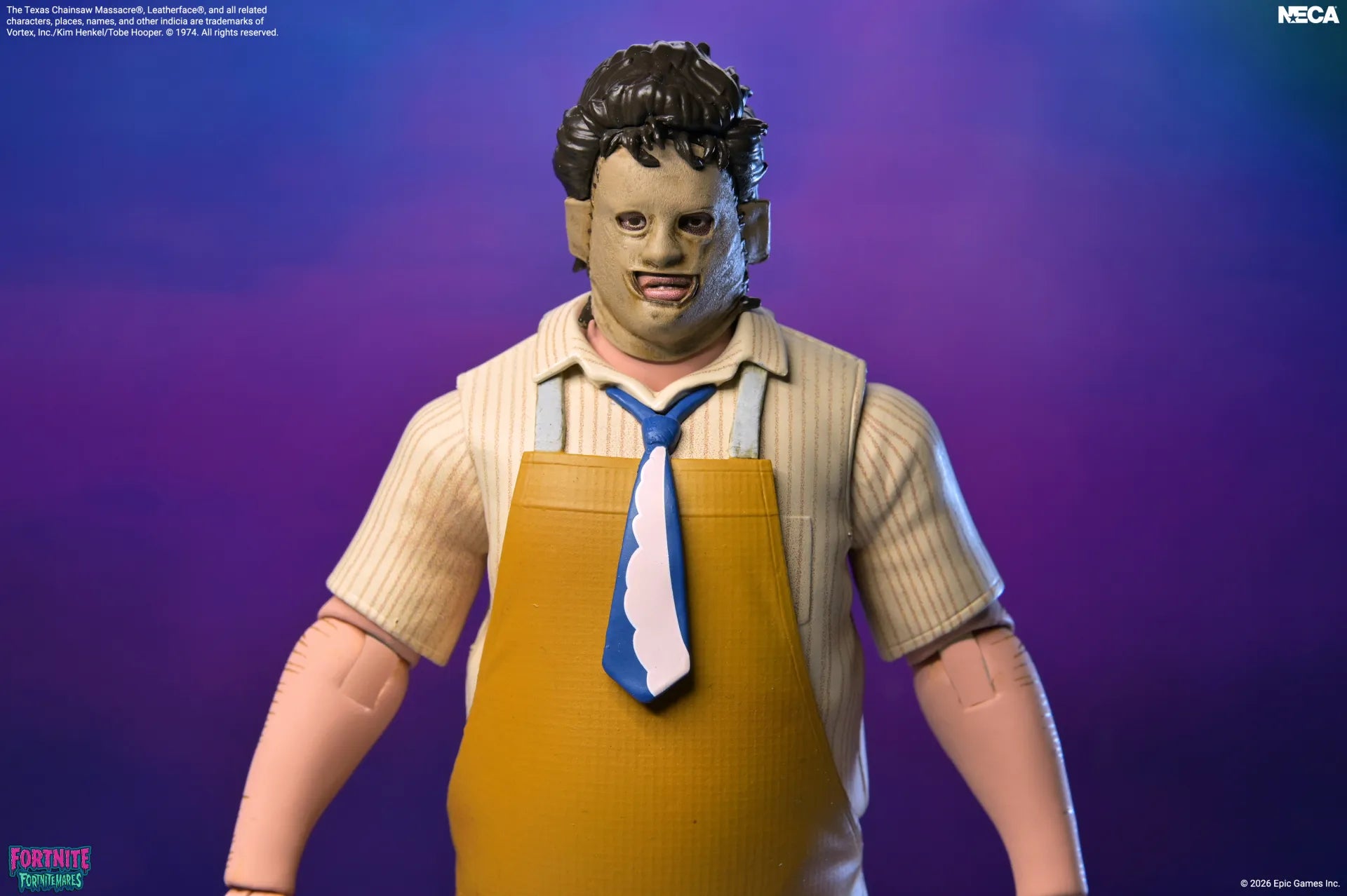 FORTNITE X TEXAS CHAINSAW MASSACRE LEATHERFACE ACTION FIGURE