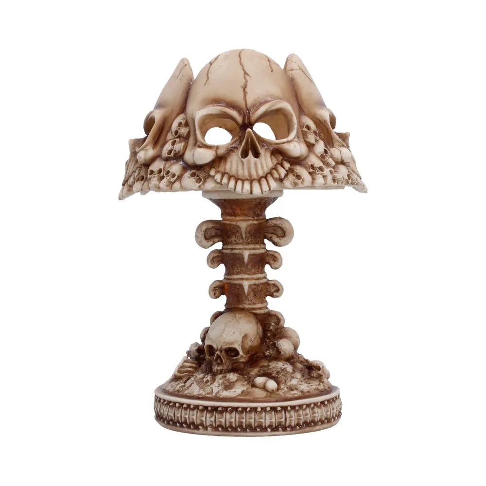GOTHIC SKULL LAMP BONE