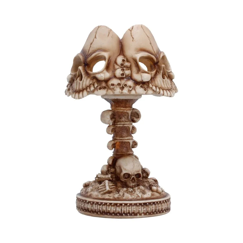 GOTHIC SKULL LAMP BONE