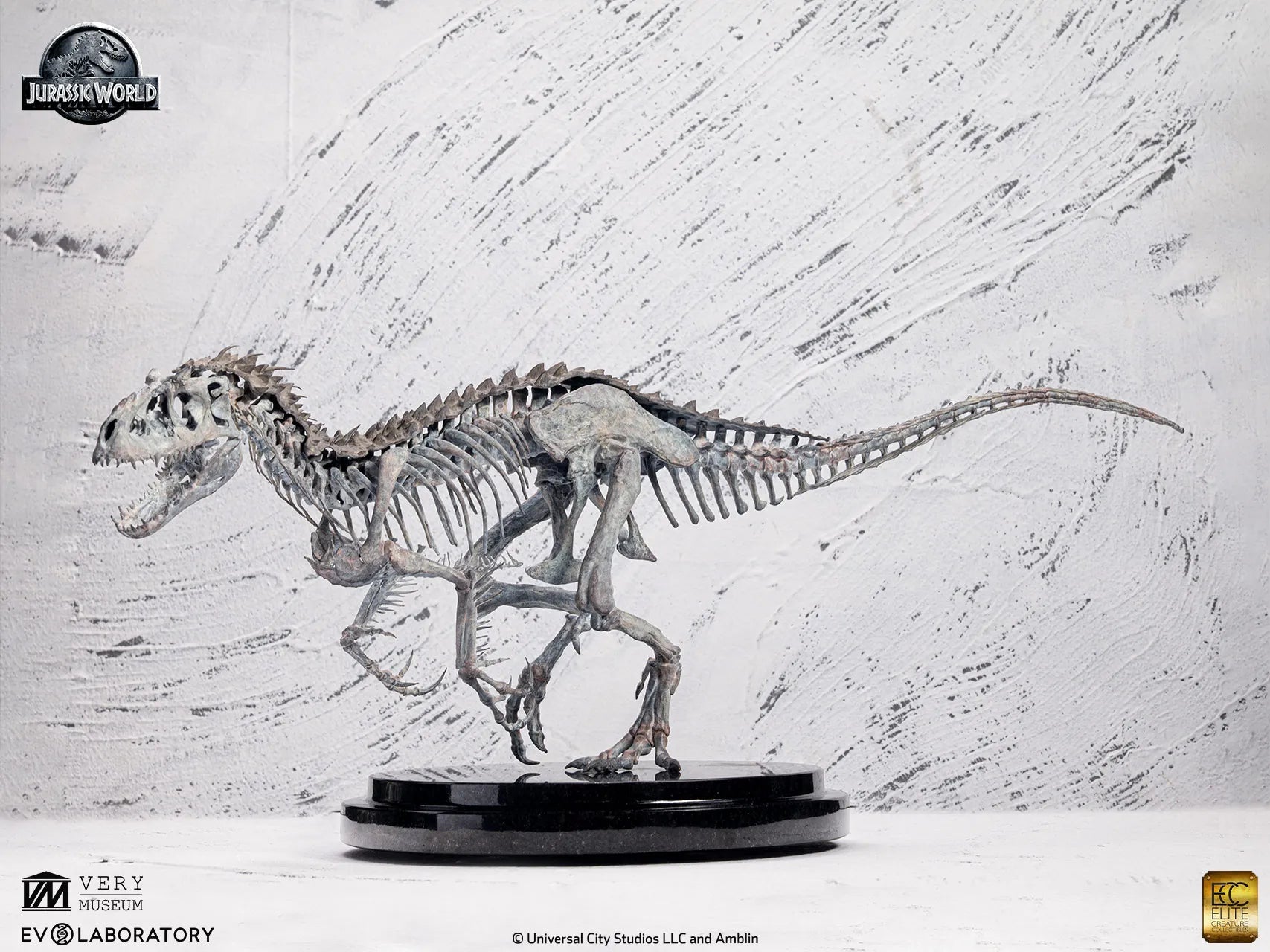 JURASSIC WORLD INDOMINUS REX SKELETON BRONZE 1/24 SCALE