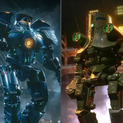 PACIFIC RIM GIPSY DANGER & CHERNO ALPHA DEFOSTYLE FIGURE DX TWIN PACK