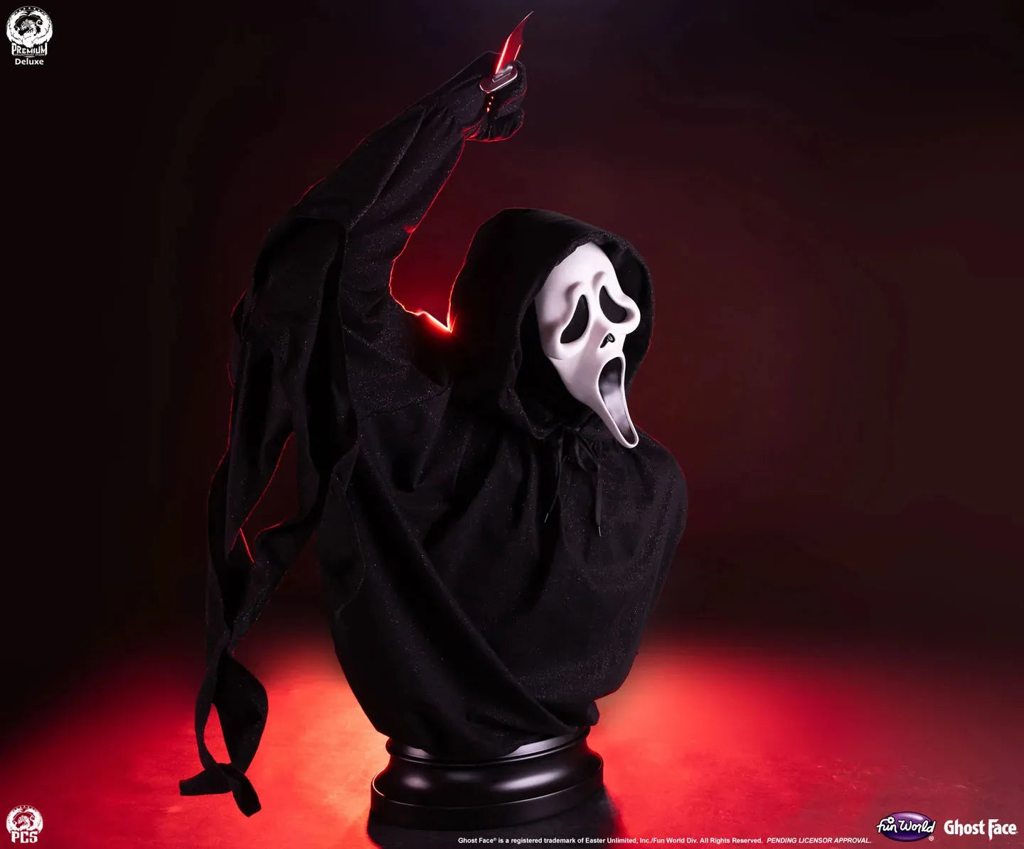 GHOST FACE LIFE SIZED BUST DELUXE