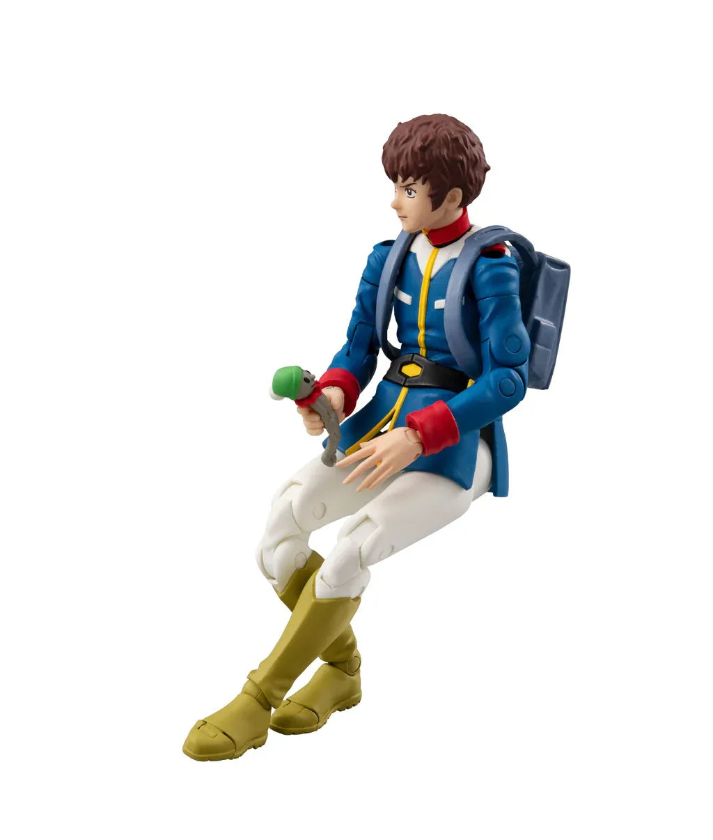 GMG COLLECTION 16 MOBILE SUIT GUNDAM EARTH FEDERATION AMURO RAY UNIFORM ACTION FIGURE