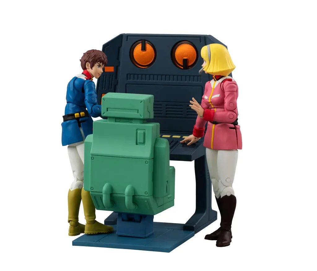 GMG COLLECTION EX MOBILE SUIT GUNDAM  WHITE BASE BRIDGE COMMUNICATIONS OFFICER DESK SET