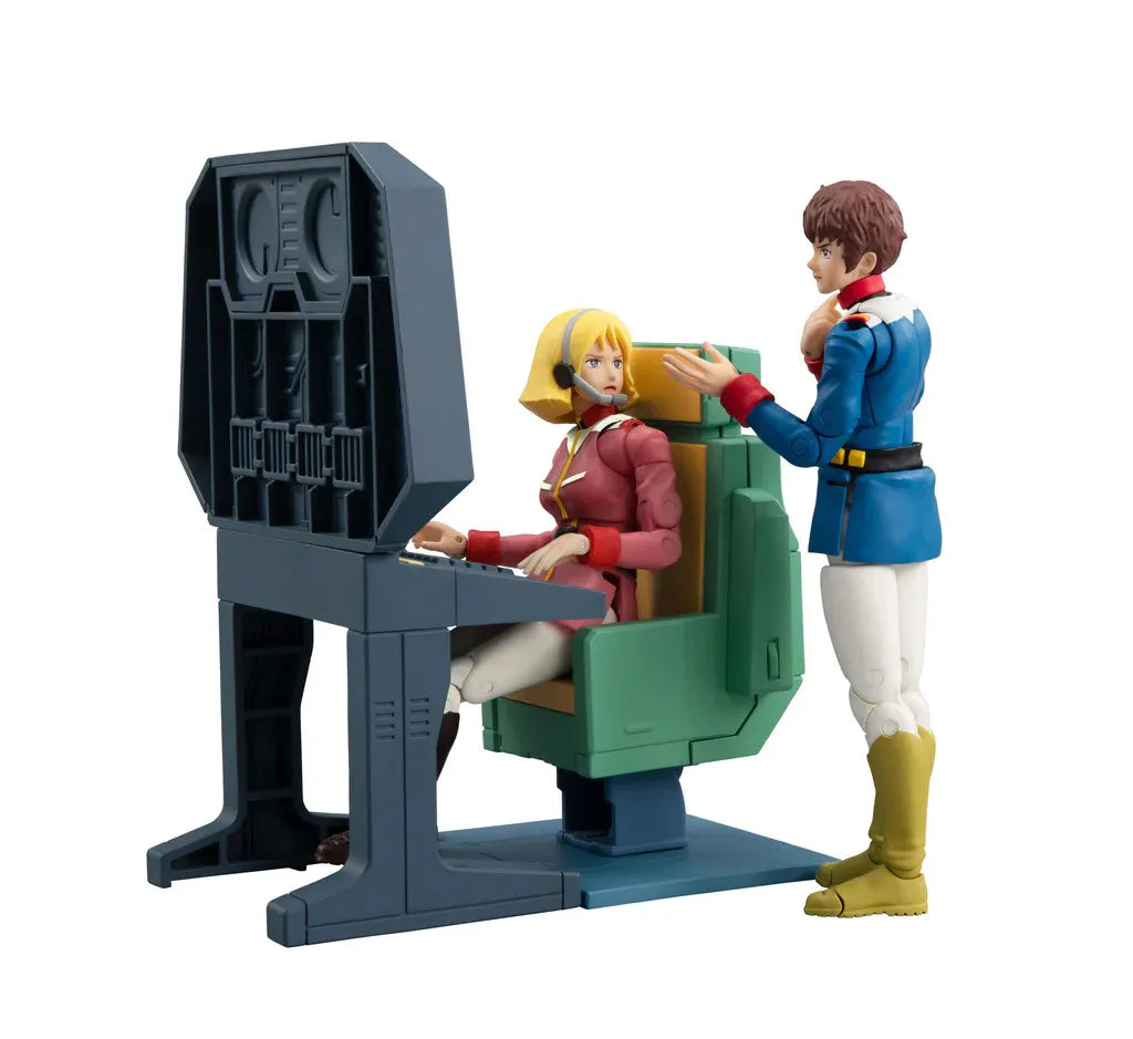 GMG COLLECTION EX MOBILE SUIT GUNDAM  WHITE BASE BRIDGE COMMUNICATIONS OFFICER DESK SET