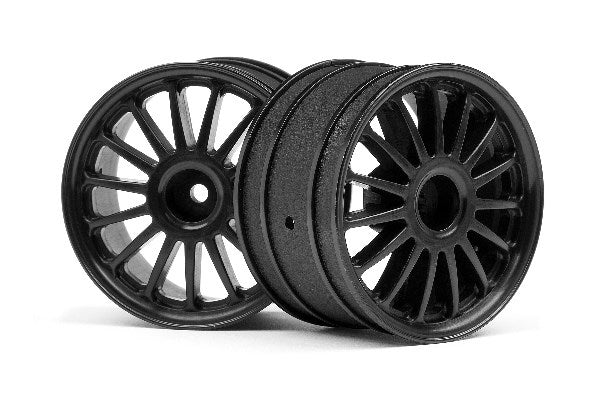 WR8 Tarmac Wheel Black (2.2inch57X35Mm/2Pcs)