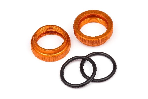 Aluminum Shock Adjuster (Orange/2Pcs)