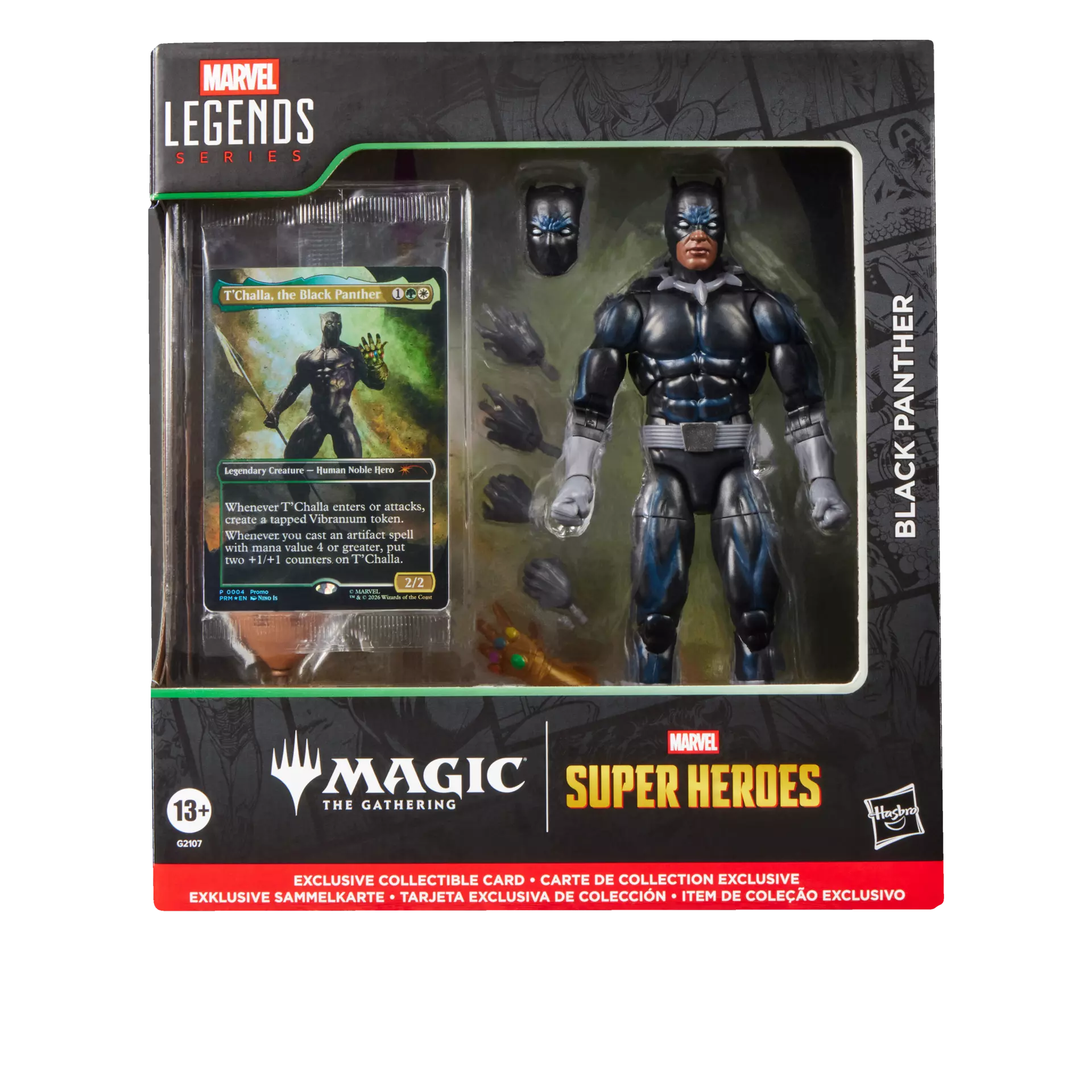 MARVEL LEGENDS MAGIC THE GATHERING BLACK PANTHER ACTION FIGURE