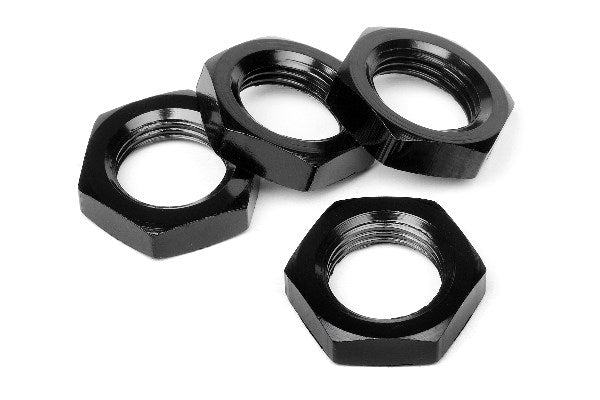 17Mm Wheel Nut (Black/4Pcs)