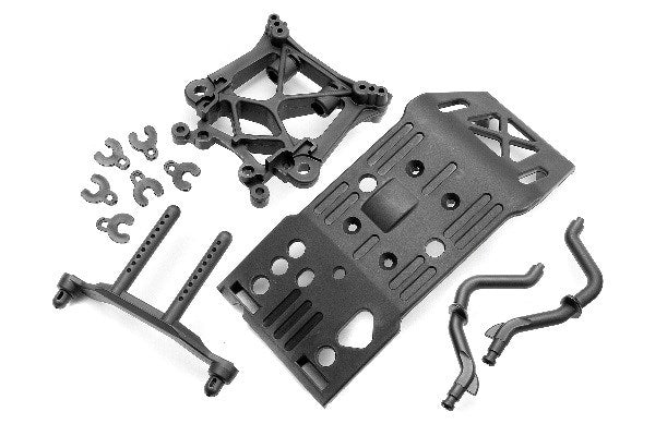 Skid Plate/Body Mount/Shock Tower Set