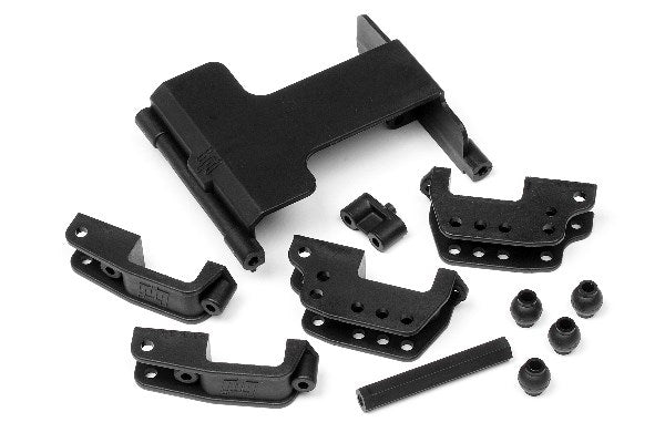 Servo Mount/High Link Bracket Set (Wheely King)