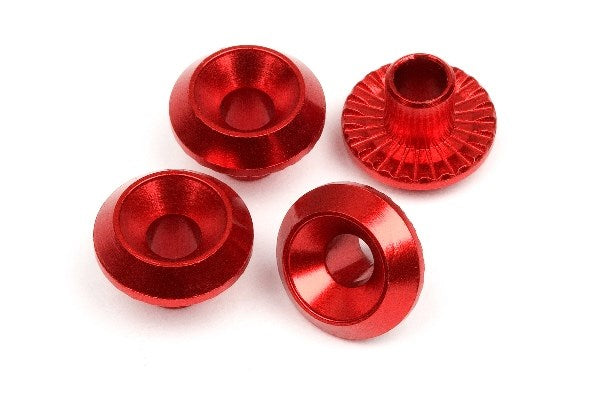 Wheel Washer (Red/4Pcs)