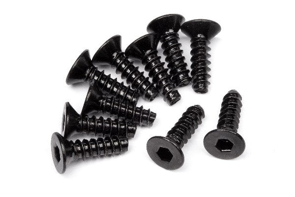 Tp. Flat Head Screw M3X10Mm (Hex Socket/10Pcs)