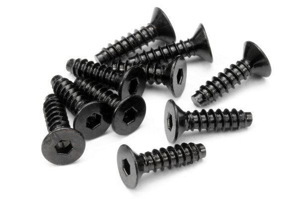 Tp Flat Head Screw M4X15Mm (Hex Socket/10Pcs)