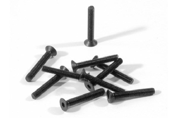 Flat Head Screw M3X20Mm (Hex Socket/10Pcs)