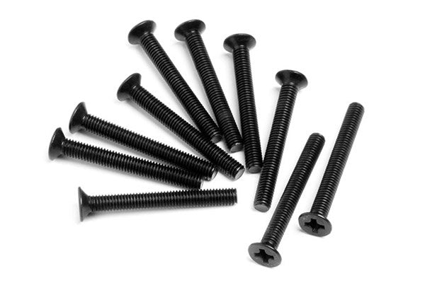 Flat Head Screw M3X26Mm (10Pcs)