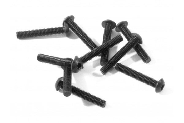 Button Head Screw M3X18Mm (Hex Socket/10 Pcs)