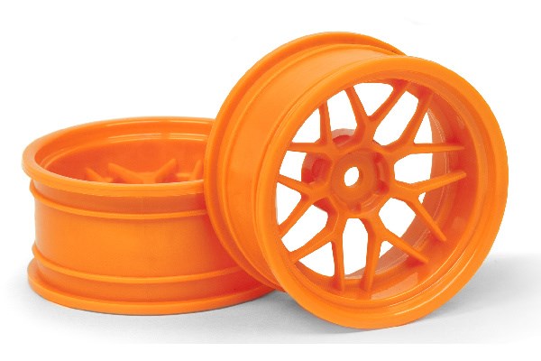 TECH 7 WHEEL ORANGE (9MM/2PCS)