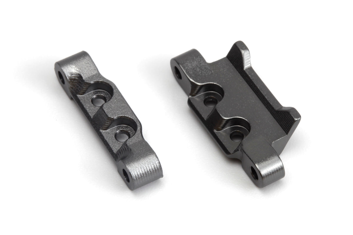 Aluminum Rear Pivot Block Set (Grey)